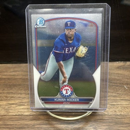 Cheap Sneaks Footwear/Sports Cards Baseball Card 2023 Bowman Chrome Prospects #BCP-39 Kumar Rocker Texas Rangers