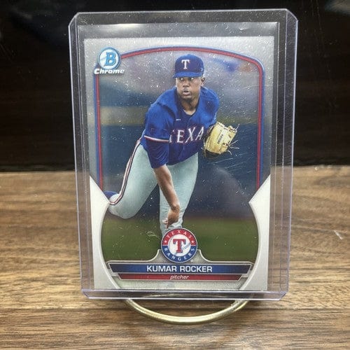 Cheap Sneaks Footwear/Sports Cards Baseball Card 2023 Bowman Chrome Prospects #BCP-39 Kumar Rocker Texas Rangers