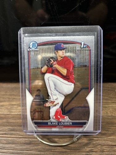Cheap Sneaks Footwear/Sports Cards Baseball Card 2023 Bowman Chrome Prospects Blake Loubier Boston Red Sox #BCP-122
