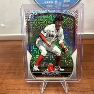Cheap Sneaks Footwear/Sports Cards Baseball Card 2023 Bowman Chrome - Prospects Marcelo Mayer #BCP-210 Mojo Refractor (