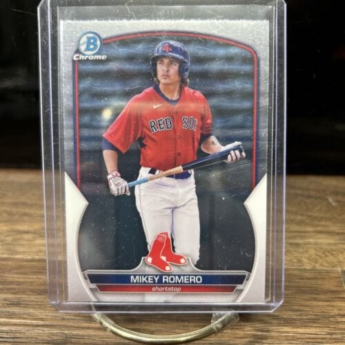 Cheap Sneaks Footwear/Sports Cards Baseball Card 2023 Bowman Chrome Prospects MIKEY ROMERO #BCP-69 - Red Sox