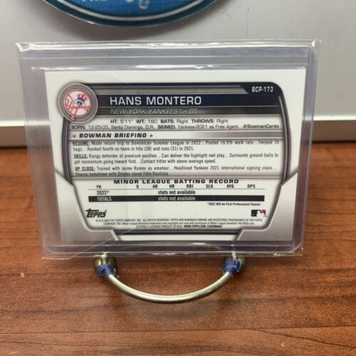 Cheap Sneaks Footwear/Sports Cards Baseball Card 2023 BOWMAN CHROME PROSPECTS MOJO HANS MONTERO RC NEW YORK YANKEES #BC