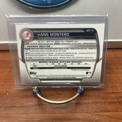 Cheap Sneaks Footwear/Sports Cards Baseball Card 2023 BOWMAN CHROME PROSPECTS MOJO HANS MONTERO RC NEW YORK YANKEES #BC
