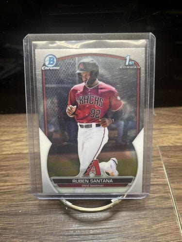 Cheap Sneaks Footwear/Sports Cards Baseball Card 2023 Bowman Chrome Ruben Santana #BCP-42  1st Bowman Arizona Diamondba