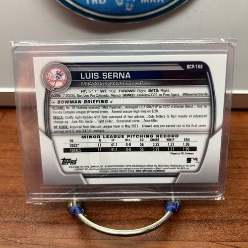 Cheap Sneaks Footwear/Sports Cards Baseball Card 2023 Bowman Chrome Sapphire Luis Serna 1st Prospect #BCP-168 New York