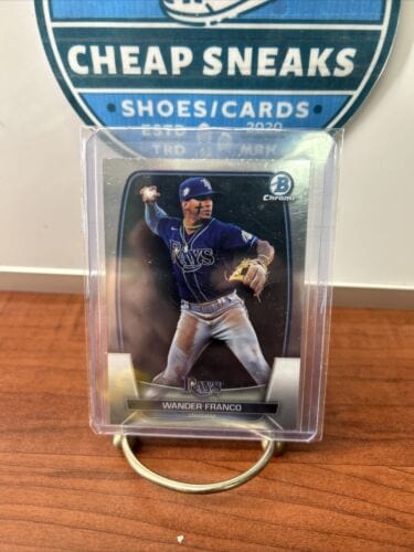 Cheap Sneaks Footwear/Sports Cards Baseball Card 2023 BOWMAN CHROME TAMPA BAY RAYS WANDER FRANCO #70