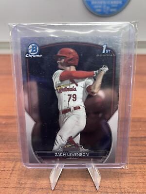 Cheap Sneaks Footwear/Sports Cards Baseball Card 2023 Bowman Draft #BDC-149 Zach Levenson Chrome
