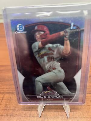 Cheap Sneaks Footwear/Sports Cards Baseball Card 2023 Bowman Draft #BDC-95 Travis Honeyman Chrome