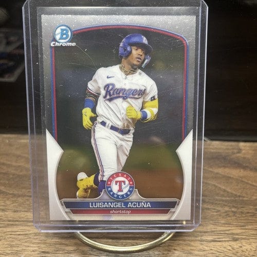 Cheap Sneaks Footwear/Sports Cards Baseball Card 2023 Bowman Draft Chrome Prospects Luisangel Acuna BCP-104 Texas Range