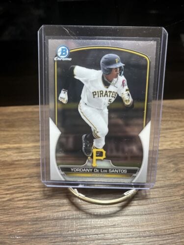 Cheap Sneaks Footwear/Sports Cards Baseball Card 2023 Bowman Draft Chrome Prospects Yordany De Los Santos BCP-121 Pirat
