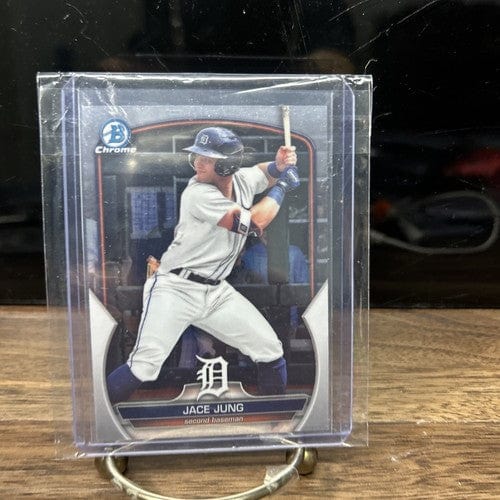 Cheap Sneaks Footwear/Sports Cards Baseball Card 2023 Bowman Draft JACE JUNG Chrome Prospect #BDC-104 Detroit Tigers