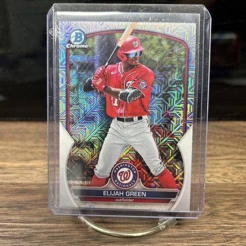 Cheap Sneaks Footwear/Sports Cards Baseball Card 2023 Bowman - Elijah Green - Mega Mojo - Washington Nationals