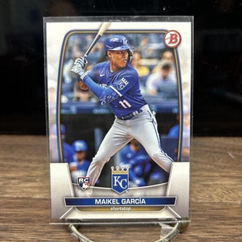 Cheap Sneaks Footwear/Sports Cards Baseball Card 2023 Bowman Maikel Garcia Kansas City Royals RC #44 Baseball Card Rook