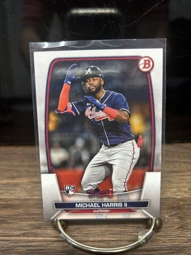Cheap Sneaks Footwear/Sports Cards Baseball Card 2023 Bowman Michael Harris II #76 Rookie Card Atlanta Braves
