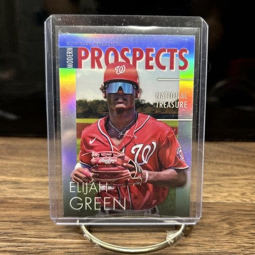 Cheap Sneaks Footwear/Sports Cards Baseball Card 2023 Bowman Modern Prospects #MP-20 Elijah Green Washington Nationals
