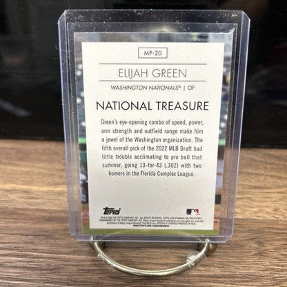 Cheap Sneaks Footwear/Sports Cards Baseball Card 2023 Bowman Modern Prospects #MP-20 Elijah Green Washington Nationals