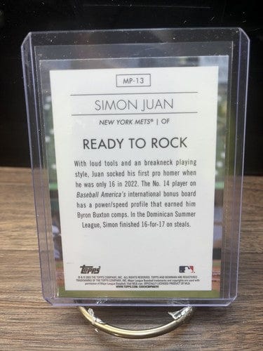 Cheap Sneaks Footwear/Sports Cards Baseball Card 2023 Bowman Modern Prospects Simon Juan Rookie RC #MP-13 Mets