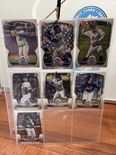 Cheap Sneaks Footwear/Sports Cards Baseball Card 2023 Bowman NY Mets Complete Team Set