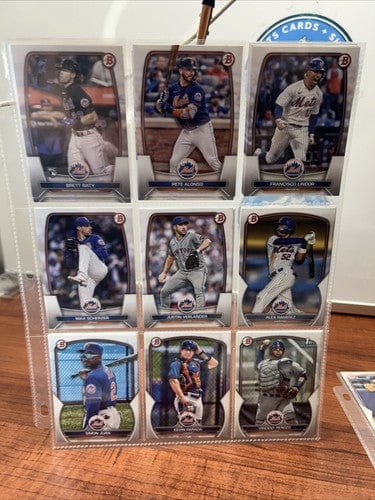 Cheap Sneaks Footwear/Sports Cards Baseball Card 2023 Bowman NY Mets Complete Team Set