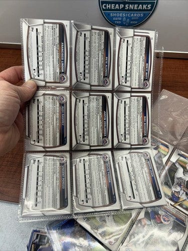 Cheap Sneaks Footwear/Sports Cards Baseball Card 2023 Bowman NY Mets Complete Team Set