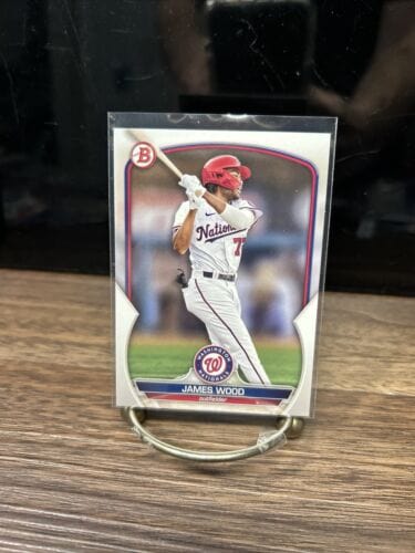 Cheap Sneaks Footwear/Sports Cards Baseball Card 2023 Bowman Paper Base #BP-129 James Wood - Washington Nationals