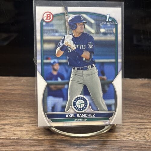 Cheap Sneaks Footwear/Sports Cards Baseball Card 2023 Bowman Paper Base #BP-73 Axel Sanchez - Seattle Mariners