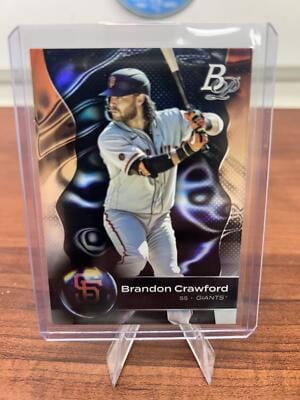 Cheap Sneaks Footwear/Sports Cards Baseball Card 2023 Bowman Platinum #3 Brandon Crawford