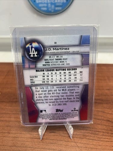 Cheap Sneaks Footwear/Sports Cards Baseball Card 2023 Bowman Platinum #38 J.D. Martinez Dodgers Baseball Card +Bonus Ca