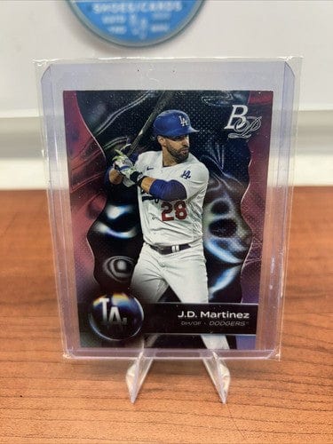 Cheap Sneaks Footwear/Sports Cards Baseball Card 2023 Bowman Platinum #38 J.D. Martinez Dodgers Baseball Card +Bonus Ca