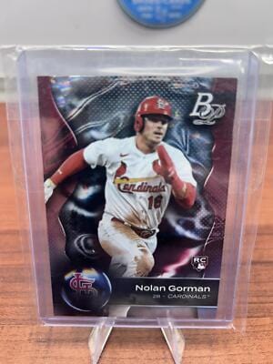 Cheap Sneaks Footwear/Sports Cards Baseball Card 2023 Bowman Platinum #77 Nolan Gorman Ice Foil