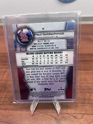 Cheap Sneaks Footwear/Sports Cards Baseball Card 2023 Bowman Platinum #98 Paul Goldschmidt