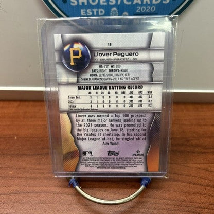 Cheap Sneaks Footwear/Sports Cards Baseball Card 2023 Bowman Platinum Baseball Liover Peguero #18 Rookie RC Pittsburgh