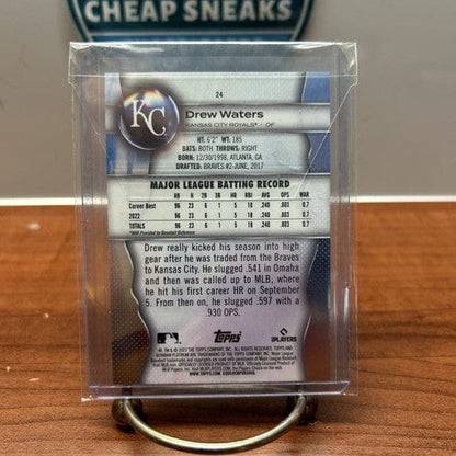 Cheap Sneaks Footwear/Sports Cards Baseball Card 2023 Bowman Platinum Drew Waters #24 Rookie RC Base Card Kansas City R