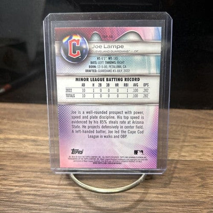 Cheap Sneaks Footwear/Sports Cards Baseball Card 2023 Bowman Platinum Joe Lampe TOP-50. Cleveland Guardians