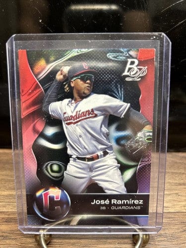 Cheap Sneaks Footwear/Sports Cards Baseball Card 2023 BOWMAN PLATINUM Jose Ramirez #95  Baseball GUARDIANS