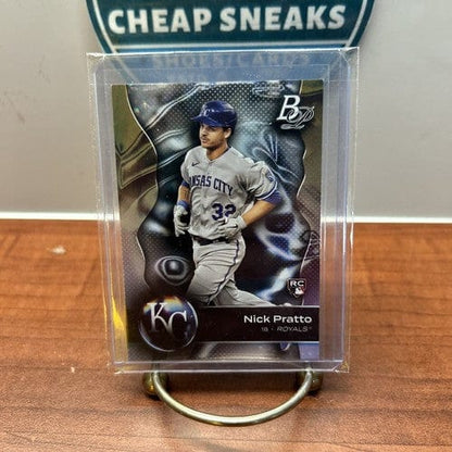 Cheap Sneaks Footwear/Sports Cards Baseball Card 2023 Bowman Platinum Nick Pratto Ice Foil RC #89 KC Royals