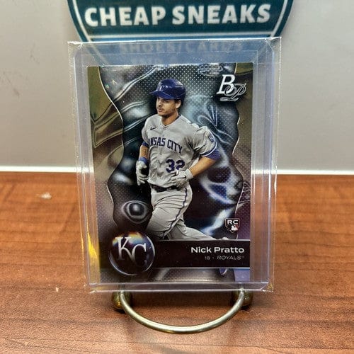 Cheap Sneaks Footwear/Sports Cards Baseball Card 2023 Bowman Platinum Nick Pratto Ice Foil RC #89 KC Royals