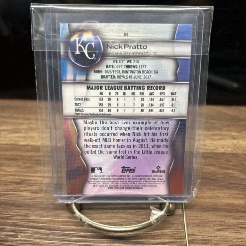 Cheap Sneaks Footwear/Sports Cards Baseball Card 2023 Bowman Platinum  Nick Pratto Rookie Baseball Card #89 Kansas City