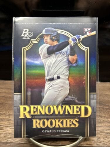 Cheap Sneaks Footwear/Sports Cards Baseball Card 2023 Bowman Platinum Renowned Rookies RR-6 Oswald Peraza Yankees