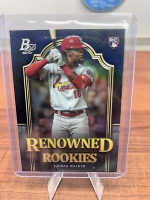 Cheap Sneaks Footwear/Sports Cards Baseball Card 2023 Bowman Platinum #RR-19 Jordan Walker Renowned Rookies