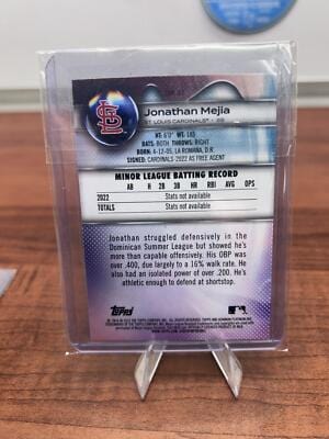 Cheap Sneaks Footwear/Sports Cards Baseball Card 2023 Bowman Platinum #TOP-61 Jonathan Mejia Top Prospects
