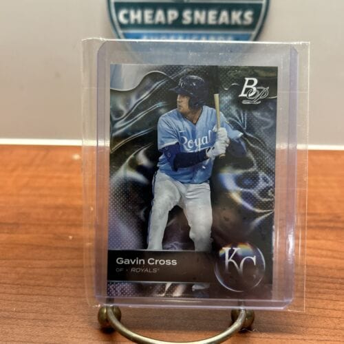 Cheap Sneaks Footwear/Sports Cards Baseball Card 2023 Bowman Platinum #TOP-81 Gavin Cross, Royals - Top Prospects Ice F