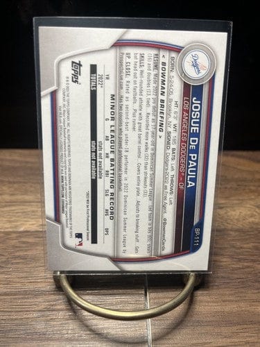 Cheap Sneaks Footwear/Sports Cards Baseball Card 2023 Bowman Prospect Josue De Paula 1st Bowman Los Angeles Dodgers #BP
