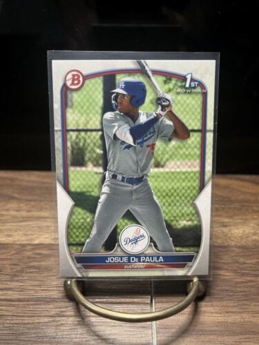 Cheap Sneaks Footwear/Sports Cards Baseball Card 2023 Bowman Prospect Josue De Paula 1st Bowman Los Angeles Dodgers #BP