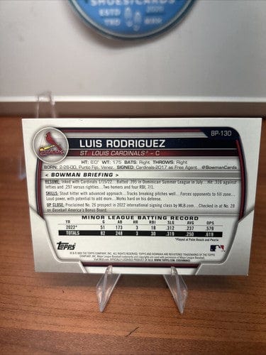 Cheap Sneaks Footwear/Sports Cards Baseball Card 2023 Bowman Prospect Luis Rodriguez 1st Bowman St. Louis Cardinals #BP