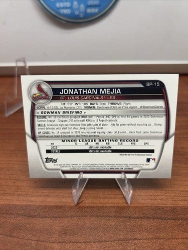 Cheap Sneaks Footwear/Sports Cards Baseball Card 2023 Bowman - Prospects #BP-15 Jonathan Mejia (RC)