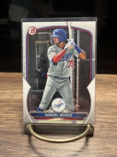 Cheap Sneaks Footwear/Sports Cards Baseball Card 2023 Bowman - Prospects #BP-80 Samuel Munoz (RC) Dodgers