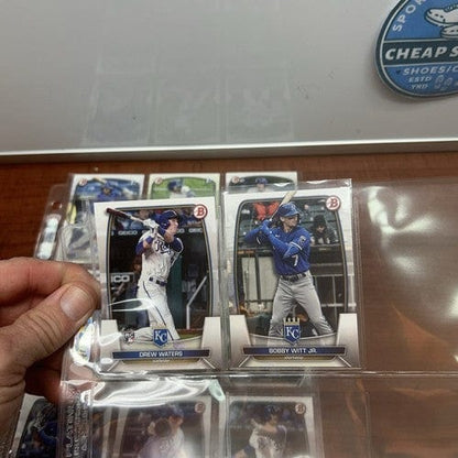 Cheap Sneaks Footwear/Sports Cards Baseball Card 2023 Bowman Prospects Kansas City Royals Team Set 11 Cards Total