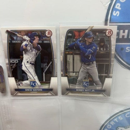 Cheap Sneaks Footwear/Sports Cards Baseball Card 2023 Bowman Prospects Kansas City Royals Team Set 11 Cards Total