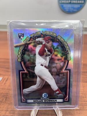 Cheap Sneaks Footwear/Sports Cards Baseball Card 2023 Bowman #ROYF-5 Nolan Gorman Rookie of the Year Favorites